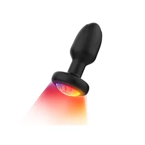 Led đầy màu sắc ánh sáng kim loại hậu môn cắm không có Vibrator masturbator cho người lớn trò chơi hậu môn dildo khiêu dâm đồ chơi thân mật hàng hóa âm đạo Massager