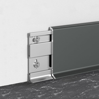 Plinthes et profilés d'angle en aluminium - Durables, résistants aux rayures, disponibles en finitions anodisées ou thermolaquées