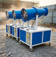 Tecnología de Cañón de Niebla Rainmaker para Soluciones Agrícolas contra la Sequía, Cañón de Niebla, Máquina de Pulverización de Polvo, Nebulizador de Agua