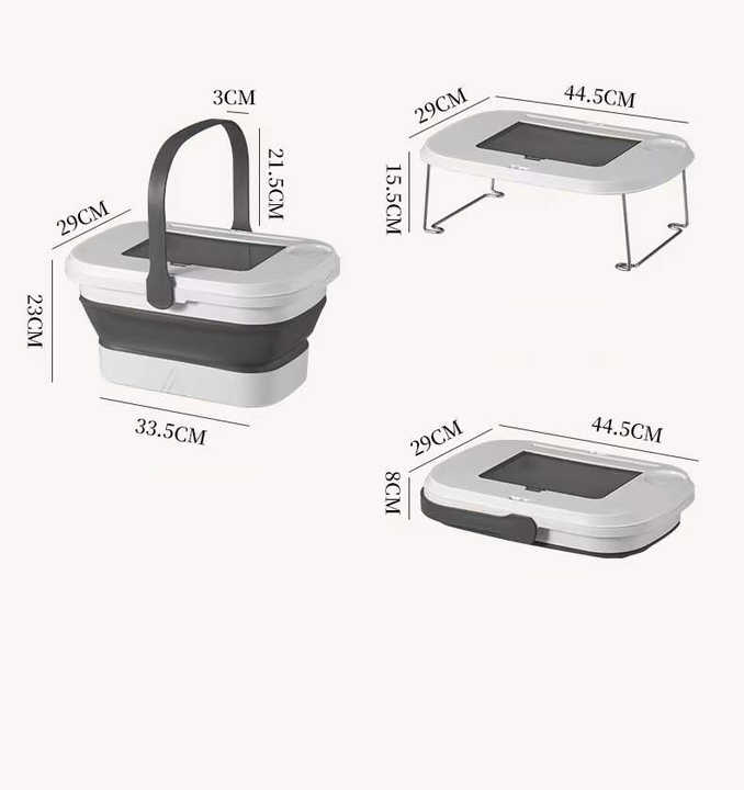 folding storage basket Snacks creative can be superimposed Desktop