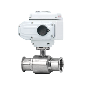 Wensen 위생 304 스테인레스 스틸 클램프-전기 볼 밸브 신속 설치 스트레이트 스루 밸브 - Product Image 4