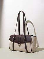 Nouveau Sac à Main Haut de Gamme 2026 avec Pochette de Style Baguette Française, Sac à Bandoulière Coréen de Niche pour Trajet Quotidien Grande Capacité