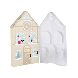 Handmade Luxury 12 Days Advent Calendar Christmas Gift Box Empty Candle Candy Packaging Box Coated Paper for Cosmetics - Product Image 4