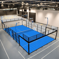 Prix du fabricant Terrain de padel Terrain de padel professionnel Type de luxe Epaisseur 12mm Terrain de padel intérieur
