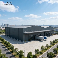 Edificio Prefabricado Económico, Almacén Prefabricado con Estructura de Acero, Nave Prefabricada