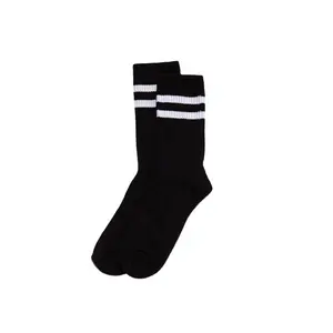 Raylon-1320黑管袜子男士黑管袜子黑色男士管袜