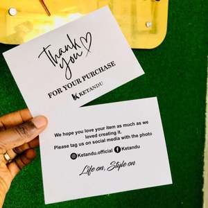 Cartes de remerciement personnalisées Impression de logo personnalisé Commande en gros pour cadeaux d'entreprise - Product Image 6