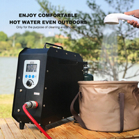 Kit de pompe de douche électrique intelligente portable 4500MAH avec réservoir de 6L 12V en acier inoxydable pour le camping et les voyages en plein air