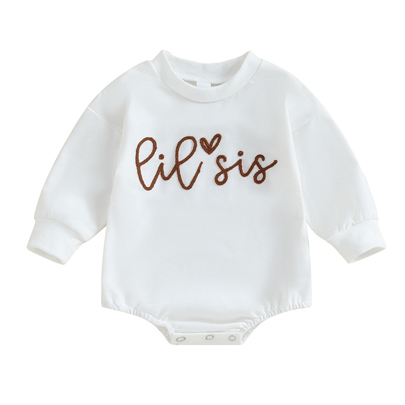 Barboteuse blanche LIL SIS pour bébé