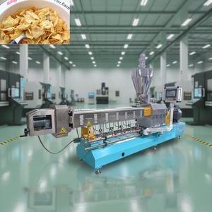 Chaîne de production automatisée de céréales pour petit-déjeuner Chocos : extrudeuse de cornflakes, machine de production de flocons de maïs Cerealac pour aliments pour bébés - Product Image 2
