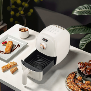 Ousheng 2L Nồi chiên không khí mini không dầu thông minh gia dụng Nồi chiên không khí sâu tự động nóng khỏe mạnh núm điều khiển - Product Image 4