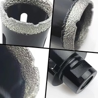 Ensemble de forets à trous diamantés de 6 à 100 mm, forets à noyau M14 avec foret pilote pour carrelage en porcelaine, granit, quartz, verre