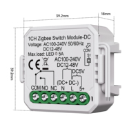 Interrupteur intelligent Tuya Zigbee avec Wi-Fi et commande vocale pour l'automatisation de la maison intelligente