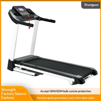Cinta de Correr de 1.0HP con Superficie Mate Antihuellas, Fácil de Limpiar, Elegante, Duradera, Compacta, Equipo de Fitness Pequeño para el Hogar