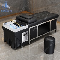 2025 Massage électrique shampooing chaise lit et bol cheveux lavage chaise Salon chaise meubles