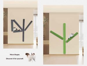 <span class=keywords><strong>Arbre</strong></span> à chat mural en feutre à grimper DIY, griffoir mural pour chat, poteau à griffes personnalisé, absorption de liquide en céramique, tige d'absorption d'eau - Product Image 6