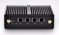 Mini-ordinateur industriel embarqué sans ventilateur Intel J1900 Quad Core 2.0GHz, boîtier en alliage d'aluminium de haute qualité, Windows/Linux