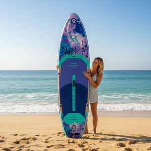 China Factory 2026 New Arrival Paddle Board ROSE 11'6"x35"x6'' Standup HOT WELDING SEAM Inflatable Sup SC13/4 ROSE Design - Product Image 1