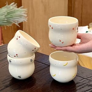 New Korean Style <b>Ceramic</b> Handheld Fruit <b>Cup</b> Three-dimensional Fruit Polka Dot Gourd <b>Cup</b> Household Modern Simple Sweet and Cute - Product Image 2