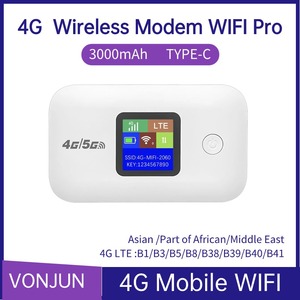 4G Router Pocket Wifi 3000MAh TYPE-C CAT4 LTE Hotspot Với Khe Cắm Thẻ Sim - Product Image 2