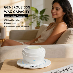 Calentador de Cera sin Llama WAXKISS de Alta Calidad para Derretir Cera, Calentador de Velas Eléctrico con Alimentación USB y Recipiente de Silicona Fácil de Limpiar - Product Image 5