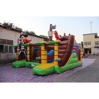 Vente chaude Parc de jeux commercial Parcours d'obstacles Château gonflable Thème licorne