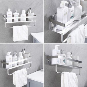 Étagère <span class=keywords><strong>de</strong></span> <span class=keywords><strong>douche</strong></span> moderne auto-adhésive avec <span class=keywords><strong>barre</strong></span> en acier inoxydable 304 Caddy <span class=keywords><strong>de</strong></span> <span class=keywords><strong>douche</strong></span> Porte-shampooing pour salle <span class=keywords><strong>de</strong></span> bain - Product Image 3
