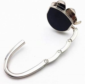 Colgador de Bolsos Plegable con Diseño de Trébol de Cuatro Hojas, Gancho de Mesa para Bolsos, Soporte de Terciopelo para Bolsos, Ideal para Bodas y Cumpleaños - Product Image 3