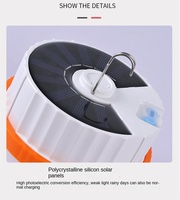 Ampoule télescopique pliable de chargement solaire de lumière de secours du camping et de la maison LED