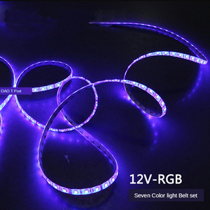 10M 12V SMD5050 <span class=keywords><strong>Kit</strong></span> lampu setrip LED RGB, lampu lembut untuk dekorasi ruangan 5050 120 LED 10mm lebar badan aluminium IP65 untuk WiFi lanskap - Product Image 6