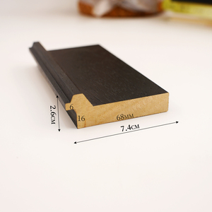 <strong>Black</strong> European Handmade Eco-Friendly Embossing Printing Wood Oil <strong>Frame</strong> 50x25mm Photo Poster Prints Custom Logo Low MOQ Fast - Product Image 2