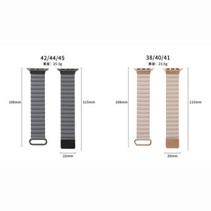 <span class=keywords><strong>Bracelet</strong></span> magnétique pour <span class=keywords><strong>Apple</strong></span> <span class=keywords><strong>Watch</strong></span> <span class=keywords><strong>Ultra</strong></span> 2, <span class=keywords><strong>bracelet</strong></span> en <span class=keywords><strong>cuir</strong></span> pour iWatch 8 7 6 5 4 3 2 1 SE 38 mm 40 mm 41 mm 42 mm - Product Image 2