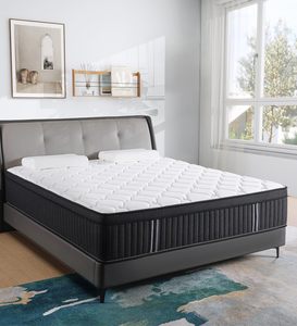 Colchón de Espuma Ortopédica de Látex, Tamaño King, Queen o Individual, Moderno, con Memoria, Resortes Ensacados, Plegable, Comprimido, para Dormitorio y Hogar - Product Image 5