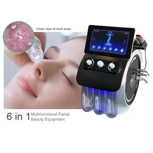 Portable 6 in 1 H2O2 Visible Blackhed Removal 360 Water Carving Aqua Jet Peeling Dermabrasion Facial Machine - Product Image 1