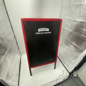 Hot bán tùy chỉnh trẻ em bảng đen một khung Topper Logo cửa hàng gỗ Giá hiển thị - Product Image 2