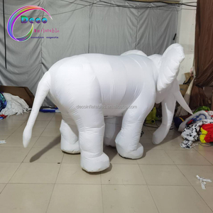 고품질 흰색 풍선 동물 의상 장식 풍선 코끼리 의상 - Product Image 4