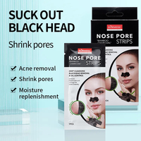 KORMESIC 10 pièces/boîte masque de nez charbon de bambou Aloe Vera Rose lavande enlever les points noirs contrôle de l'huile nettoyage masque nasal