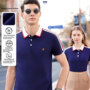 เสื้อยืดทำงานแขนสั้นคอปกโพลีเอสเตอร์ระบายความชื้นสำหรับฤดูร้อนสำหรับทั้งชายและหญิง <span class=keywords><strong>Mercedes</strong></span>-สำหรับเสื้อออดี้ 4S - Product Image 5