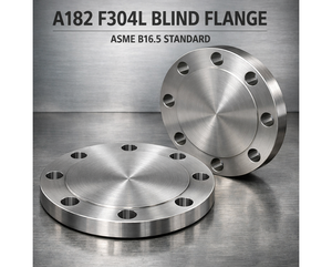 Brida Ciega Pulida de Acero Inoxidable ASTM A182 F304L ASME B16.5 Clase 150 DN 15 Tipo C - Product Image 4