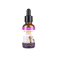 Gouttes de multivitamines liquides à base de plantes personnalisées pour chiens, saveur fruits et légumes, absorption rapide, santé digestive, immunité
