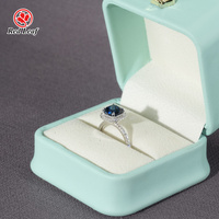 Redleaf Schmuck Damen Klassischer Stil Edelsteinringe 9K 10K 14K 18K Laborgezüchtete Drittanbieter-Zertifizierte Krappenfassung Ring