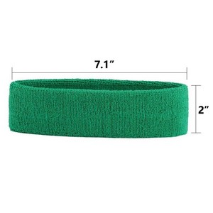 Custom logo Sweat Absorption Exercise Sweat Prevention Fitness Yoga Men's and Women's Pure Cotton <b>Headband</b> - Product Image 5