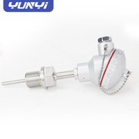 Sonde de température à thermocouple de type B S K E R J N haute précision Yunyi, OEM ODM, IP65, en acier inoxydable, pour chauffage industriel