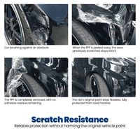 Film de protection transparent personnalisé pour voiture, film TPU PPF haute brillance, résistant aux rayures, rouleau de film de 8 mil