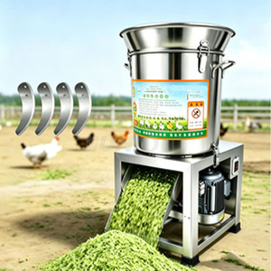 Système d'alimentation et de soins vétérinaires pour volailles saines, coupe-légumes électrique automatique en acier inoxydable - Product Image 5