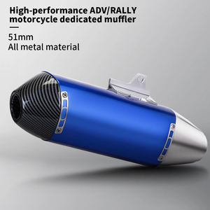 CHMotor 51mm Silencieux d'échappement de moto 4T Escape Moto Dirt Bike Scooter <span class=keywords><strong>Motocross</strong></span> Universel pour KTM EXC CRF150 EXC WR450 - Product Image 6