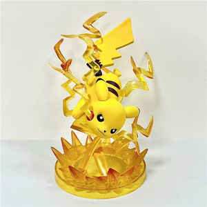 2024 septembre nouveau produit Pokemoned Anime figurine scène de bataille 7 modèle PVC Statues et ornements - Product Image 3