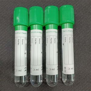 Green Top Vacuum <strong>Blood</strong> Collection Tube <strong>Sodium</strong> Heparin <strong>Blood</strong> <strong>test</strong> Tube 3ml 4ml 5ml - Product Image 3