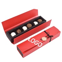 Boîtes à chocolat en carton rigide biodégradable de qualité alimentaire, avec finition brillante/mate, revêtement UV, gaufrage et estampage à chaud