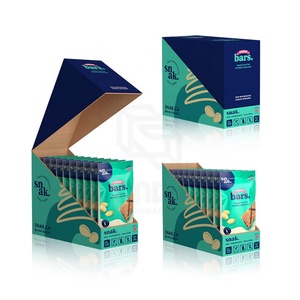 Tùy Chỉnh Snack Kệ Sẵn Sàng Bao Bì Bán Lẻ Kẹo Bánh Quy Chuỗi Pho Mát Xé Hộp Thanh Điện Xé Hộp Hiển Thị - Product Image 1